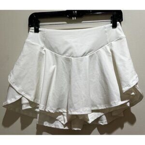 Glowmode Skirt Skort With Built-In Shorts ~ Casual, Athletic ~ Size M ~ Ivory